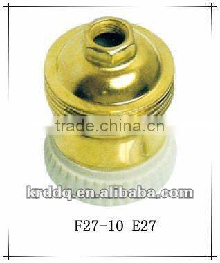 porcelain brass conductor E27 lampholder
