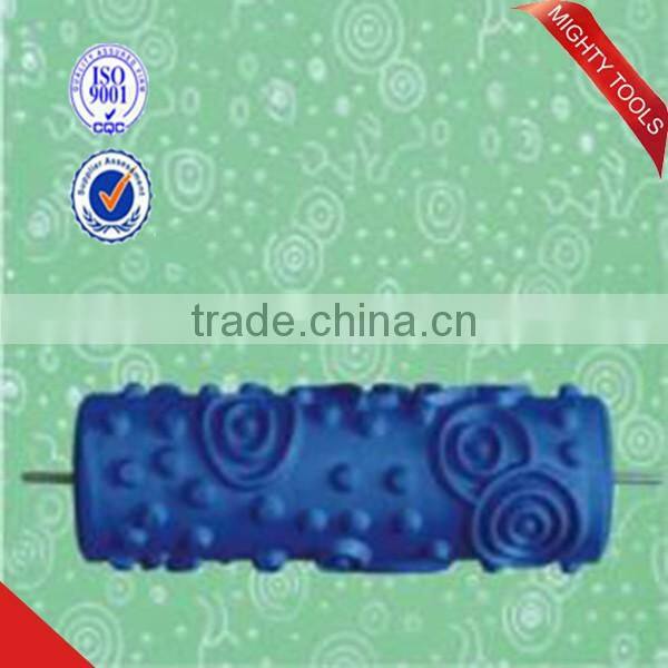 TEXTURE PAINT ROLLER WITH DECORATE MACHINE SOFT RUBBER PATTERN PAINT ROLLER