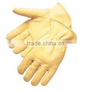 High quality cowgrain safety driver glove