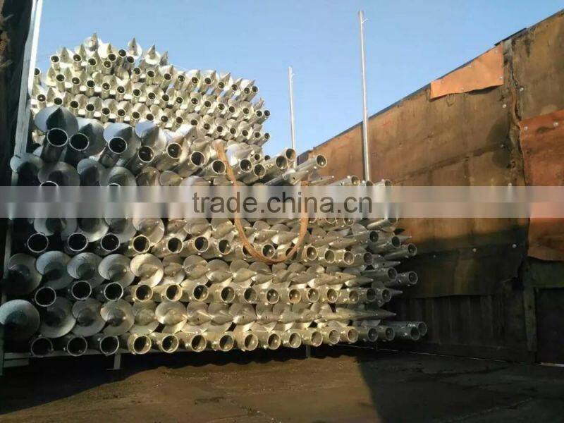76mm*1800mm Ground Screw hot galvanized on hot sale china supplier