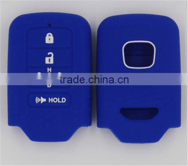 silicone rubber car key cover for honda 6 buttons