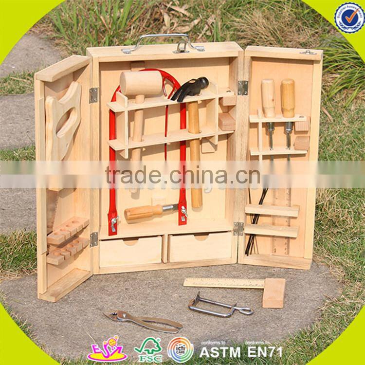 wholesale creative kids wooden assembly tools toy diy baby wooden assembly tools set toy W03D025