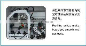 Applies the full-automatic edge banding machine (corner rounding function) SH450D with Panel width >=80