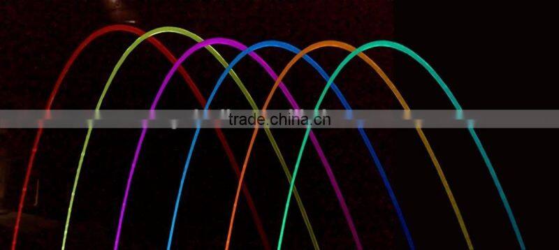 Rainbow led water jet led fountain light