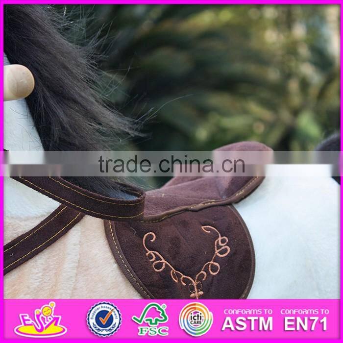 2017 new design wooden toddler rocking horse for sale W16D068