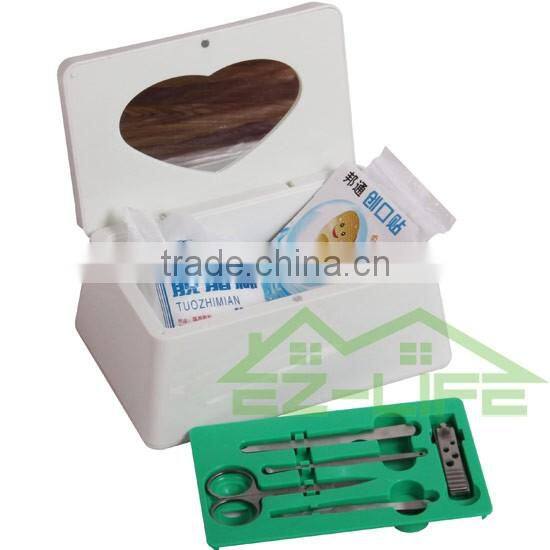 high quality plastic medical cabinet first aid plastic manufaturer small keyboard storage box/kit with lock and layers