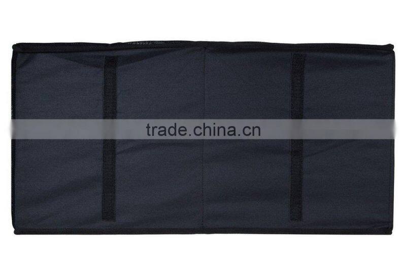 Wholesale Folding 2-Compartment Trunk Organizer with 2 Handles With Customized Logo