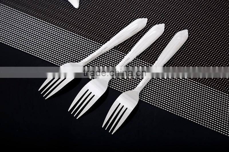 Hot selling stainless steel fork and spoon set from Yiwu factory