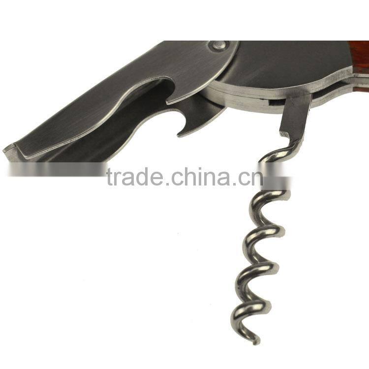 Bird shape stainless steel wine corkscrew, bottle opener