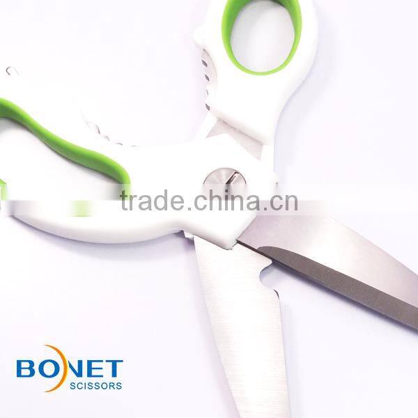 S52010G2 9" chef stainless steel kitchen scissor multi purpose