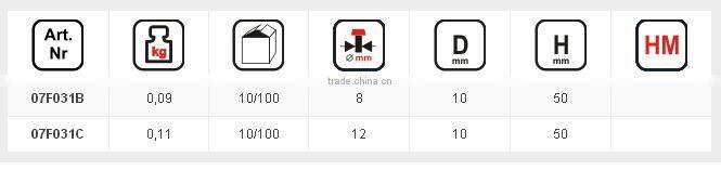 Industrial grade wood milling cutter