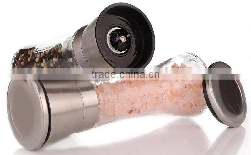 Wholesale Food Grade Stainless Steel Salt and Pepper Spice Grinders