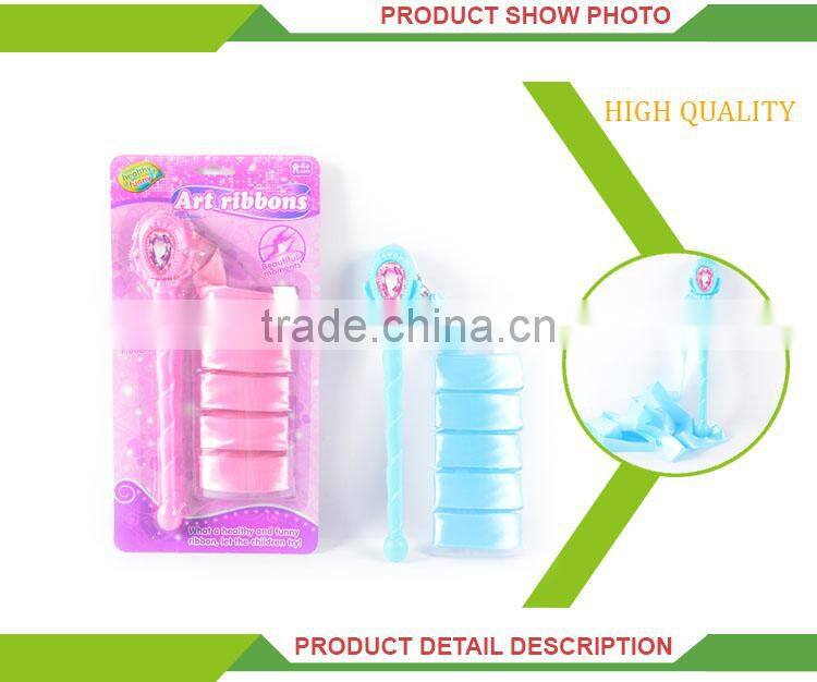 Newest product kids sport set toy rhythmic gymnastics ribbon