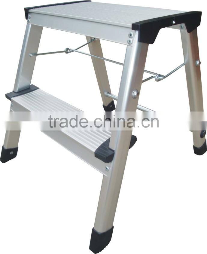 WR2294D 2 step aluminum ladder household agility step ladder up by one side Step Ladder