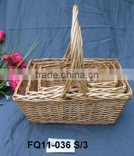 multi-function wicker baskets willow baskets flower pots