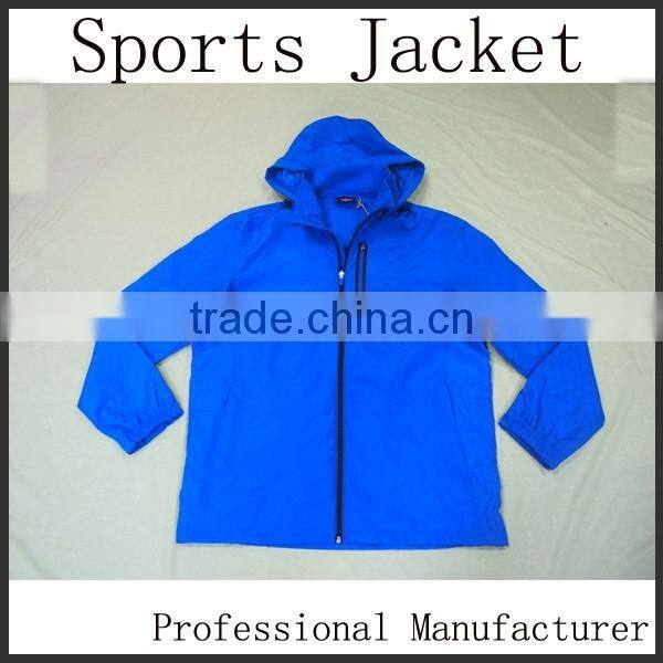men's thin sport jacket , outdoor run windbreaker