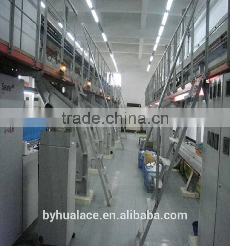 blue flower and balloon guipure embroidery design lace fabric for dress/blouse/cardigan/wedding dress