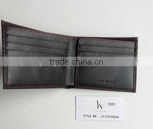 2017 Trend Wallet Men's Wallet Genuine cowhide leather wallet Classical Style Wallet Men's Genuine Leather Wallet money bag