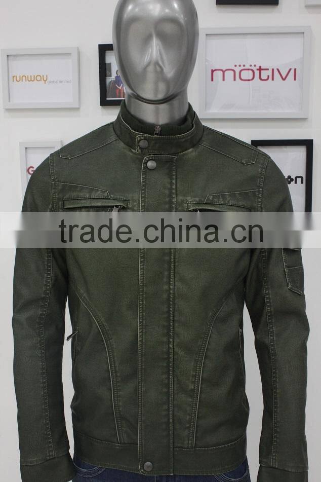 ALIKE leather jacket men jacket wholesale outdoor jacket