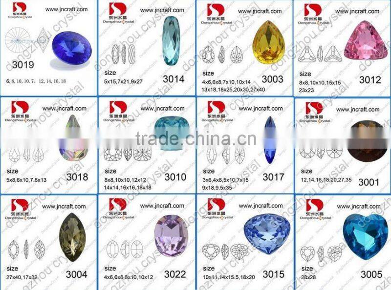 Colorful Raw Glass Beads Fancy Gemstone Earring Elements