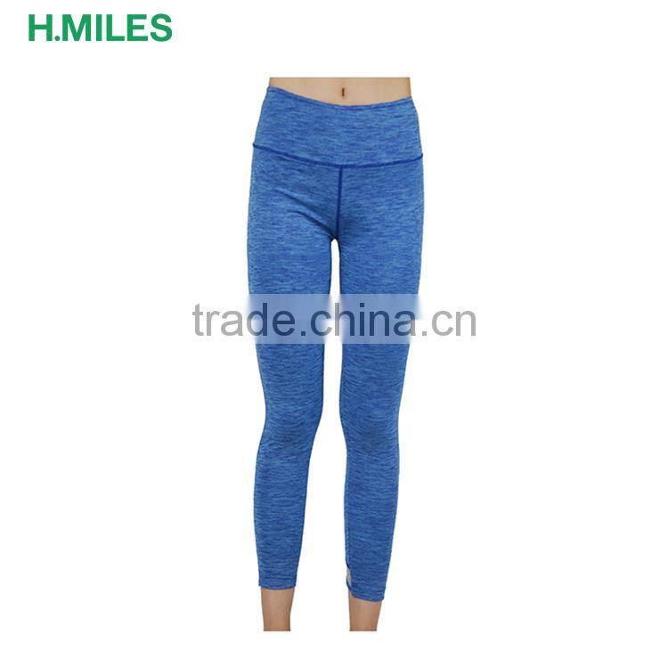 Quick-drying Fitness Tights women blue track legging sport leggings