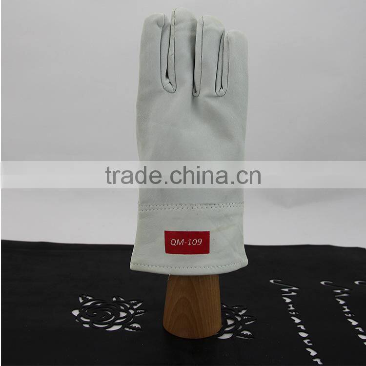 GZY 2015 heat-resistant goatskin dubai importers of leather working gloves