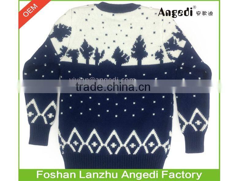 2016 fashion Christmas apparel knitted Xmas jumper children winter Wool Knitted Christmas Jumpers
