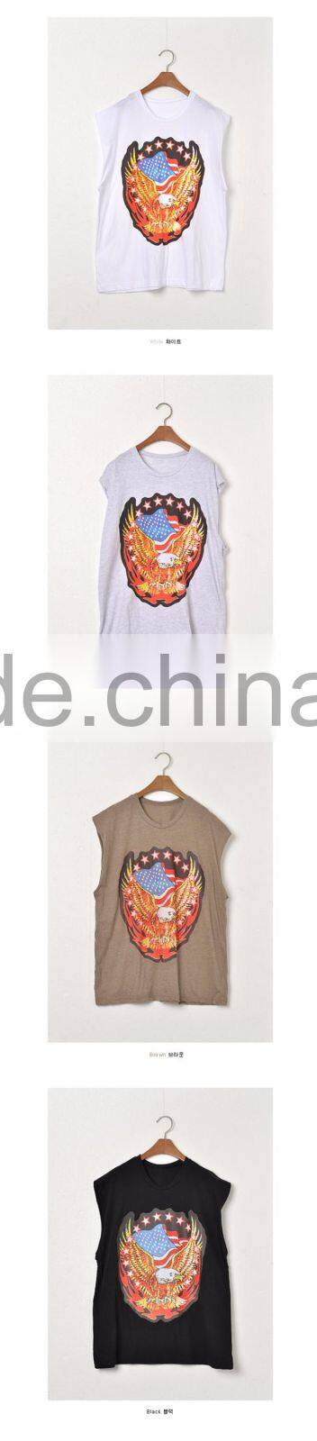 New style of women tank top, 100% cotton