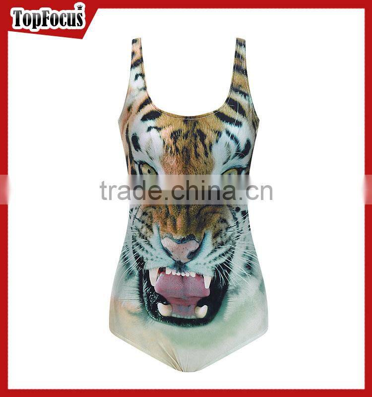 Factory wholesale 2017 new fashion sublimation print bathing suit