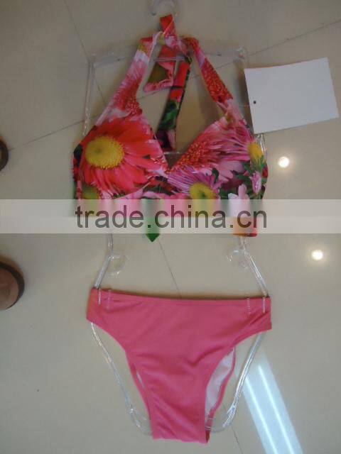 Flower printed bikini swimwear(DY-7265)