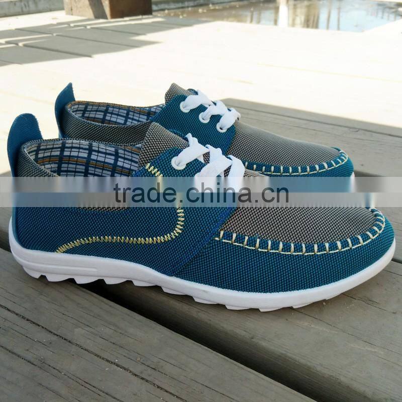 Slip on style china canvas shoe flat school shoes fashion man trainers shoes 2017