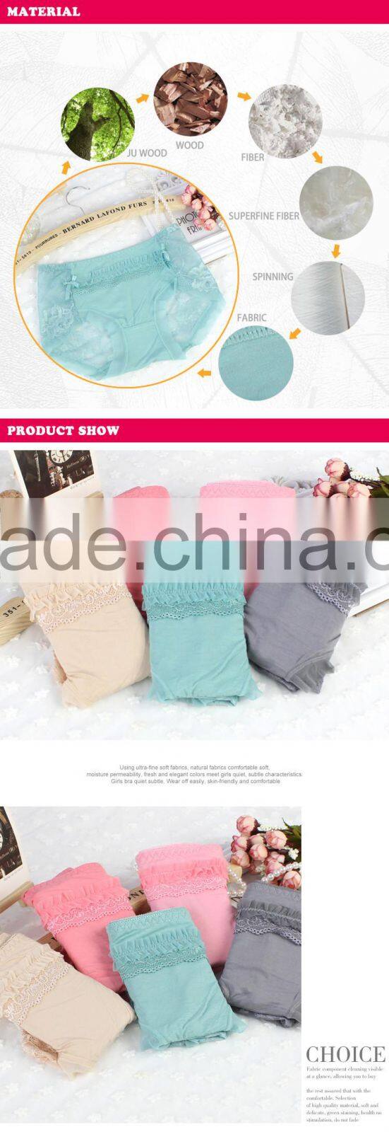 2015 Hot sale colorful modal sexy transparent tanga underwear lace sexy fashion panty underwear little girls underwear