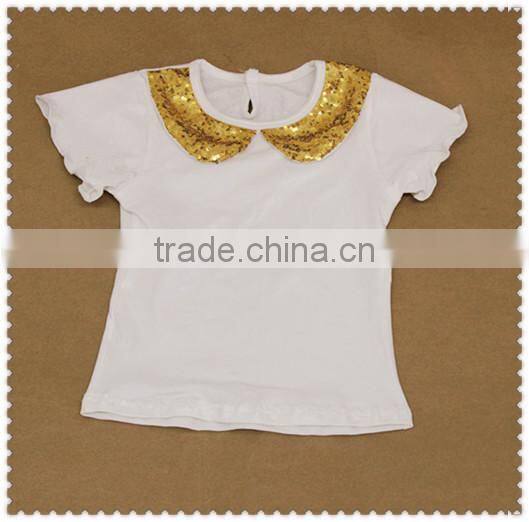 Lovely Kids Baby Girls Sequins Skirts Set Children's Shiny Gold Dress