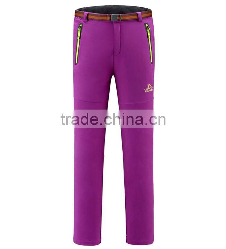 Outdoor Water Repellent Womens Softshell Trousers