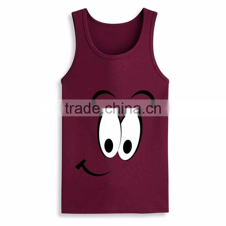 Bulk Cheap Price Latest Pattern Mens 100 Cotton Designer Casual Burnout Tank Top