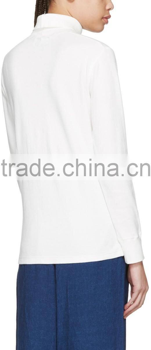 High Quality Long Sleeve Stretch Cotton Turtleneck Pullover Sweaters Women