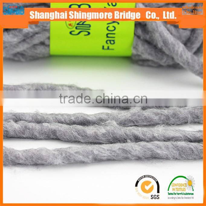 alibaba china fashion yarn exporter Shingmore bridge cheap sales high quality 0.1Nm chunky yarn for knitting