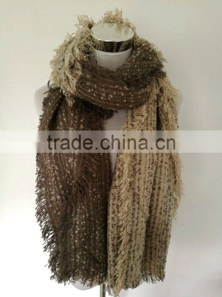 Fashion thick winter long cashmere custom scarf