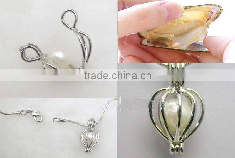 100pcs freshwater pearl gift wish pearl gift pendant necklace great christmas gift English/sea turtle
