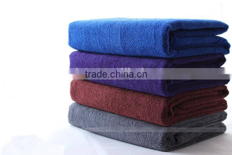 100% Cotton Good Quality Plain Dyed Towel/Colours Towels/Woven