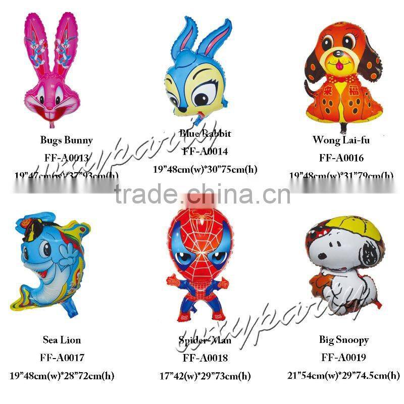 Fashion Cartoon Foil balloon / kids gift mylar helium balloon