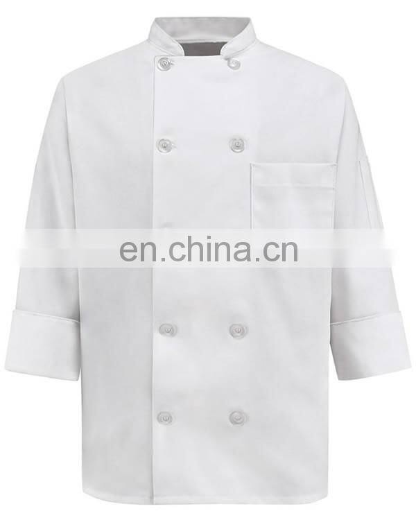 White long sleeve jacket/French chef work clothes/chef cook uniform