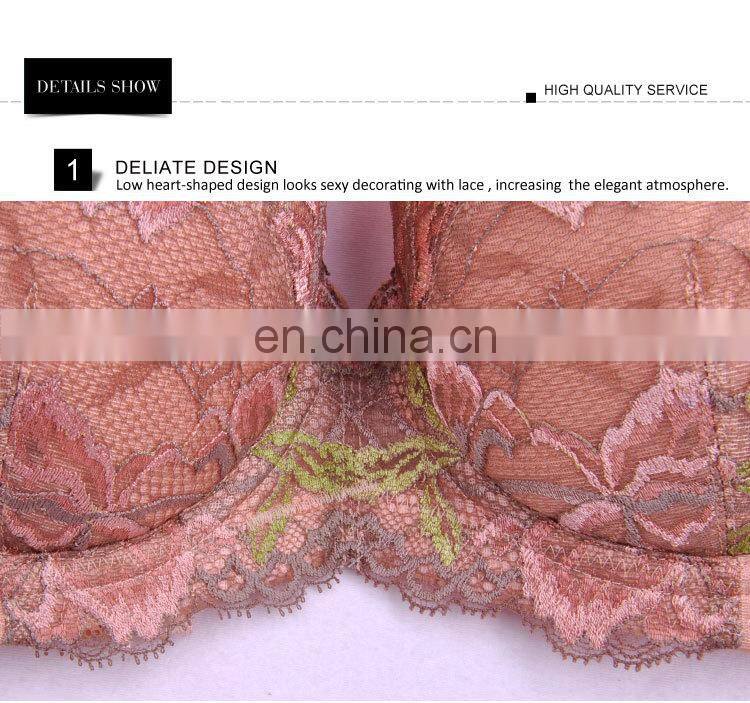 Hot Selling Pretty Pattern Female Spandex Hot Sell Sexy Madam Bra Underwear