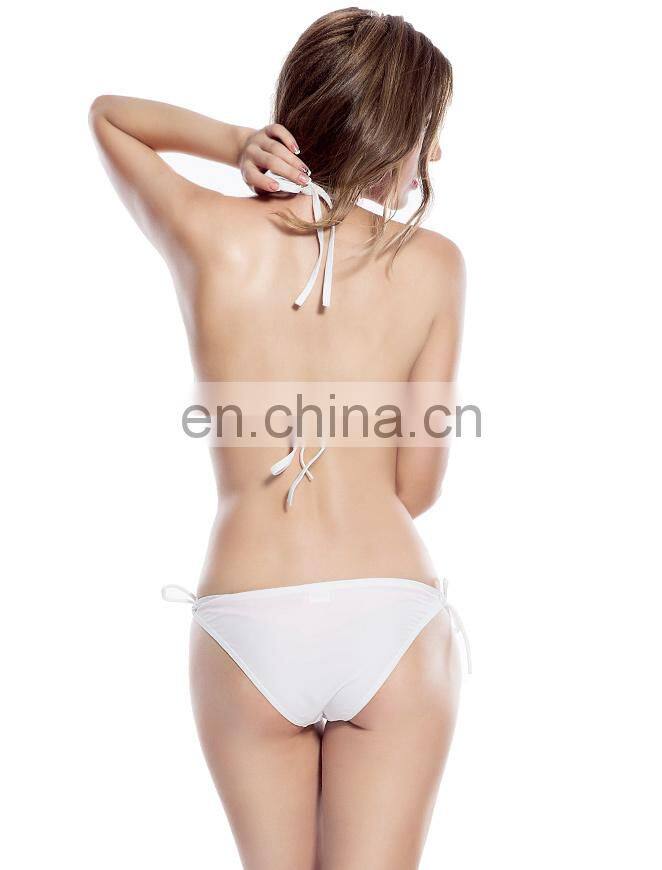 Various colors and sizes in stock tassel white bikini wholesale