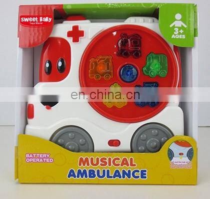 2017 New B/O Ambulance Educational KIds Toys