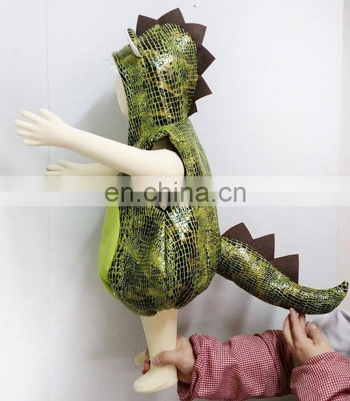 Custom wholesale baby clothes romper dinosaur costume