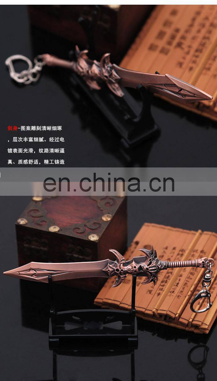 Dota 2 Demon Edge Key Chain Wholesale New Anime Game Dota 2 Key Chain