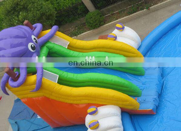 hotsale inflatable pool slide water park, inflatable water sports games W2014