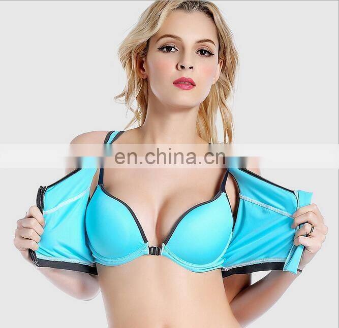 Wholesale GYM Women zip sport bra & racerback#WX0001