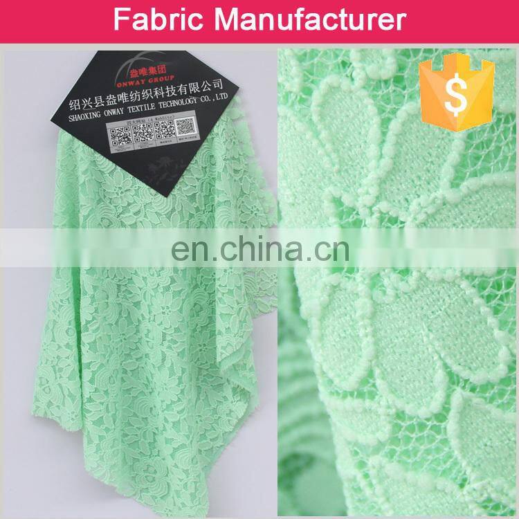 new designer ladies garment 92/8 polyester/spandex lace african lace fabrics for garment